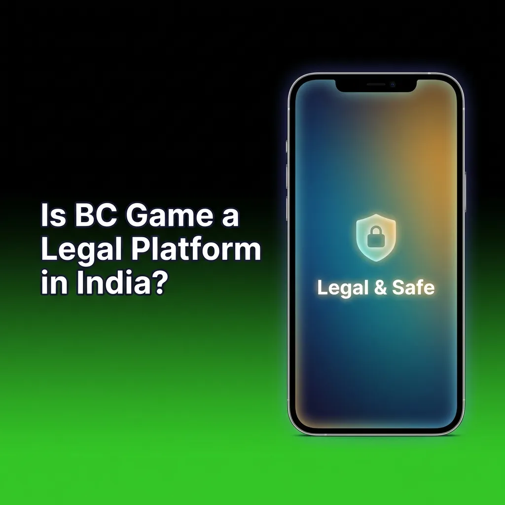 BC Game platform interface showing Curaçao eGaming license badge and security features for Indian players