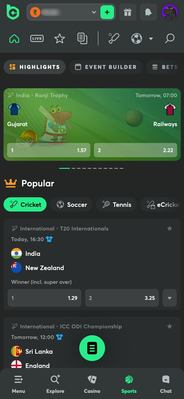 Start playing with your rewards on the official BC Game site.