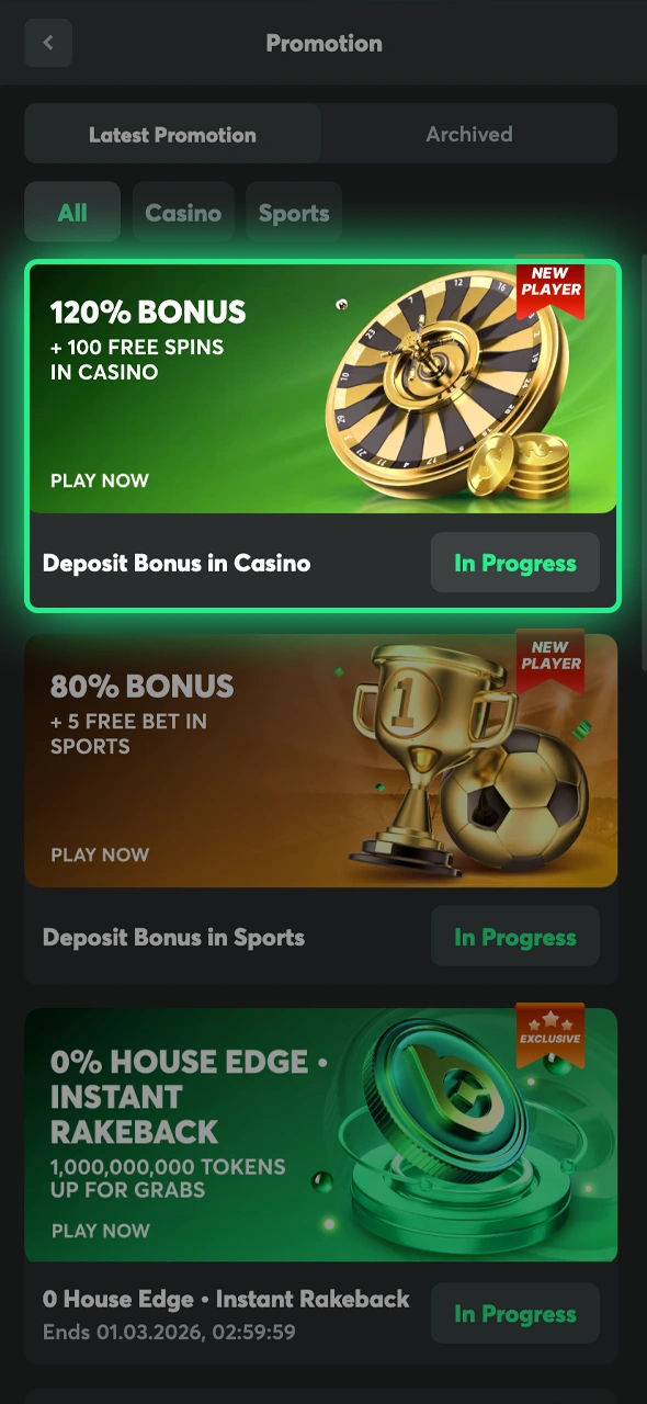 Claim your welcome bonus to play slots with extra funds at BC Game.